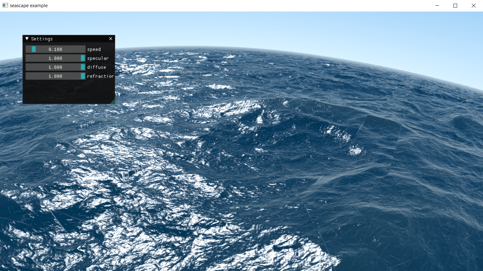 Seascape shadertoy by Alexander Alekseev aka TDM - 2014. image
